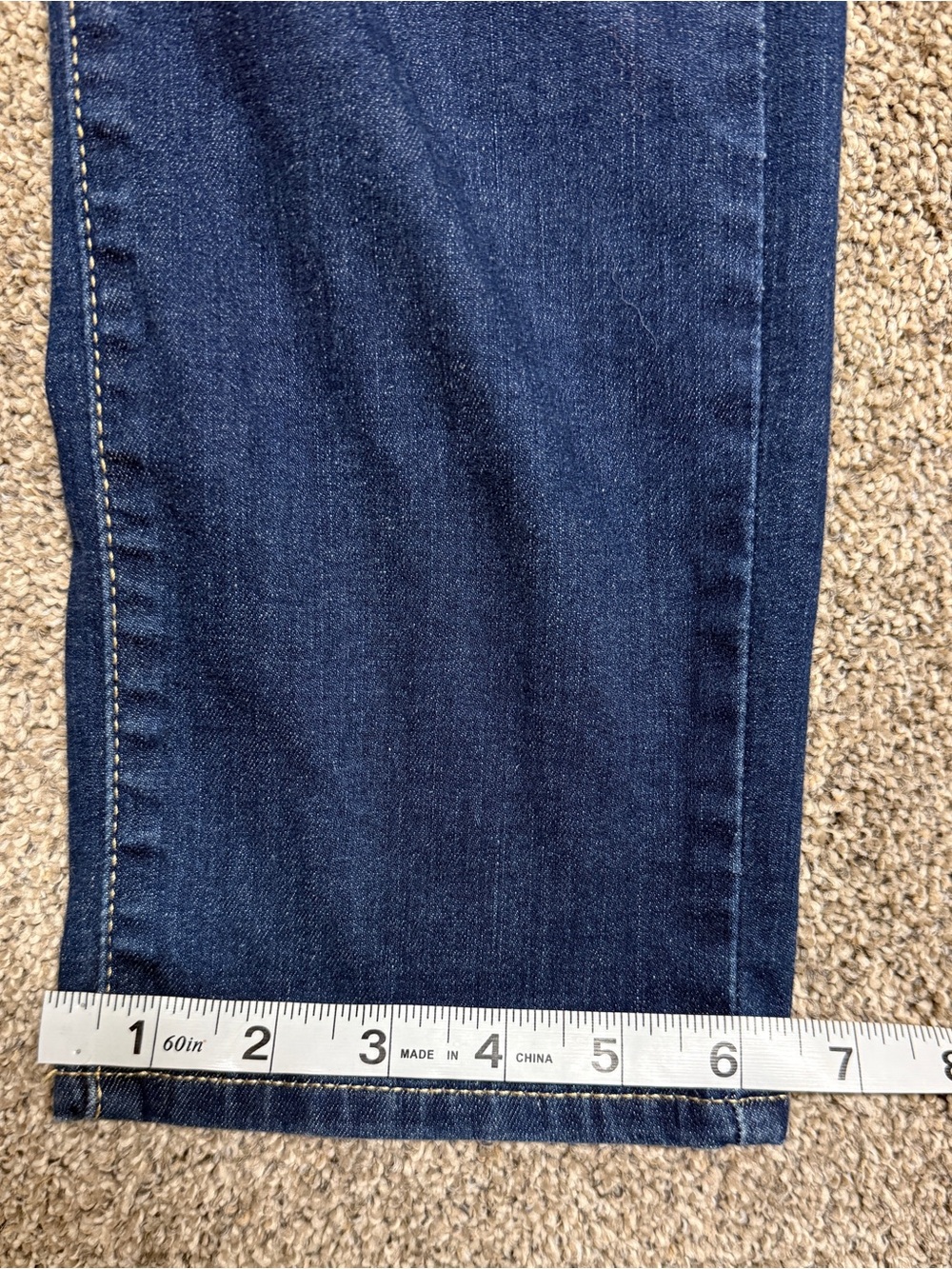 Levi's Classic Mid-Rise Women's Blue Skinny Jeans Size 8 - Picture 6 of 7
